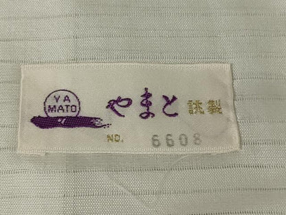 平和屋着物＊夏物 訪問着 絽 流水草花文 銀彩 やまと誂製 正絹 逸品 AABB8693st