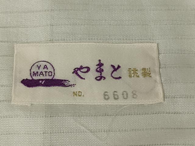 平和屋着物＊夏物 訪問着 絽 流水草花文 銀彩 やまと誂製 正絹 逸品 AABB8693st