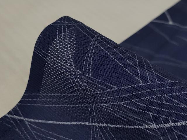 平和屋着物＊夏物 小紋 絽 芝文 正絹 逸品 未使用 AABB8696st