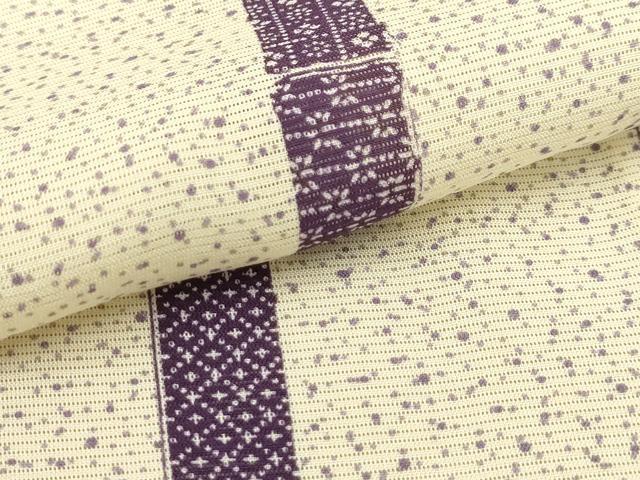 平和屋着物＊夏物 小紋 絽 間道 正絹 逸品 AABB8766sx
