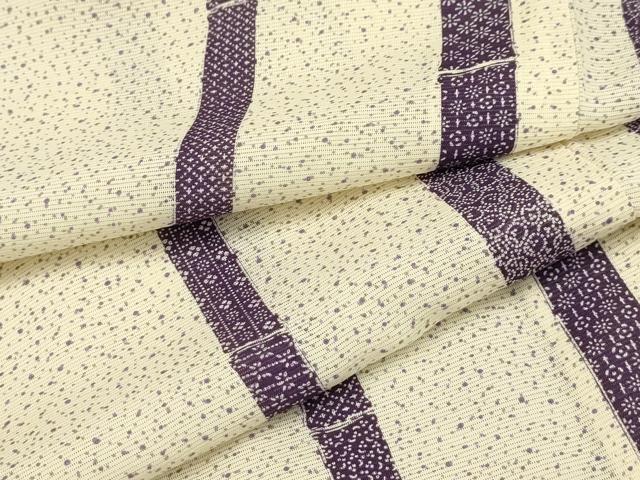 平和屋着物＊夏物 小紋 絽 間道 正絹 逸品 AABB8766sx