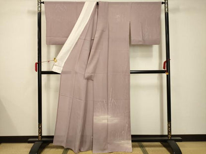 平和屋着物＊夏物 訪問着 絽 木賊 暈し染め 正絹 逸品 AABB8768sx