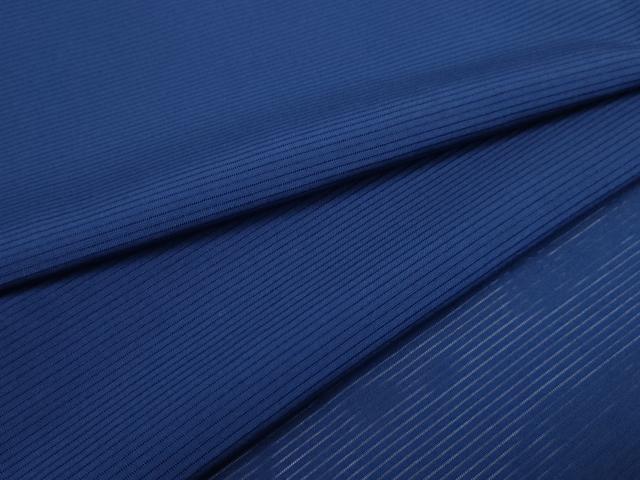 平和屋着物＊夏物 色無地 絽 深縹色 正絹 逸品 AABB8769sx