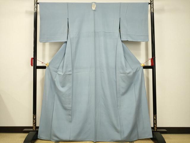 平和屋着物＊夏物 色無地 絽 秘色色 正絹 逸品 AABB8770sx