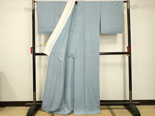 平和屋着物＊夏物 色無地 絽 秘色色 正絹 逸品 AABB8770sx