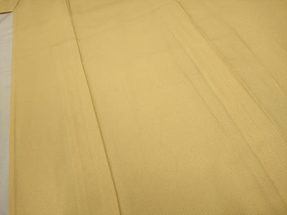 平和屋着物＊夏物 色無地 絽 卵色 正絹 逸品 AABB8775sx