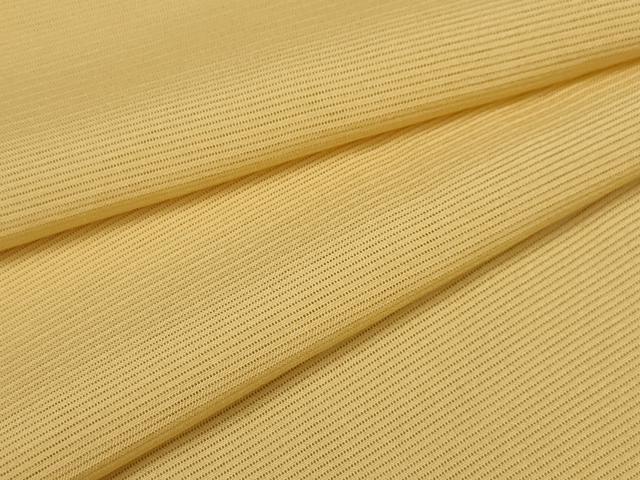 平和屋着物＊夏物 色無地 絽 卵色 正絹 逸品 AABB8775sx