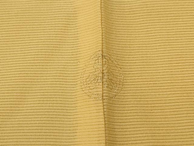 平和屋着物＊夏物 色無地 絽 卵色 正絹 逸品 AABB8775sx