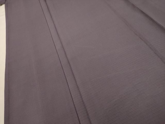 平和屋着物＊夏物 色無地 絽 竜胆色 正絹 逸品 AABB8776sx
