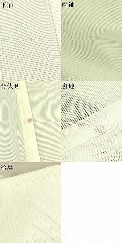 平和屋着物＊夏物 訪問着 絽 枝梅文 洗える着物 AABB8787sx
