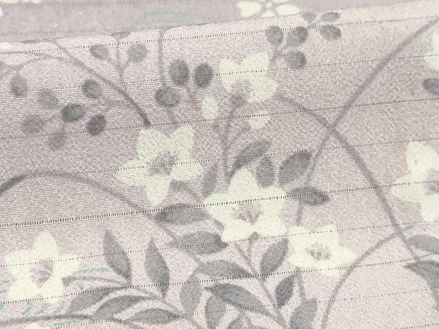 平和屋着物＊夏物　小紋　絽　色紙花文　洗える着物　AABB8789sx