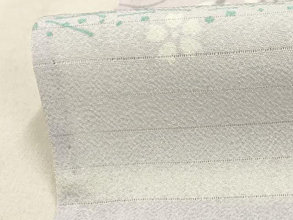 平和屋着物＊夏物　小紋　絽　色紙花文　洗える着物　AABB8789sx