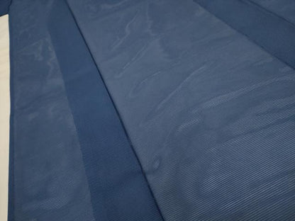 平和屋着物＊夏物 色無地 絽 深縹色 洗える着物 AABB8807sx