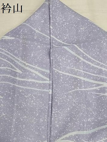 平和屋着物＊夏物 小紋 絽 流水文 洗える着物 AABB8838sx