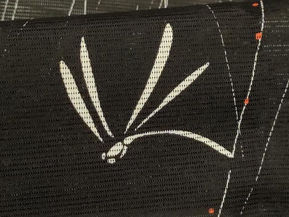 平和屋着物＊夏物 小紋 絽 蜻蛉 洗える着物 AABB8841sx