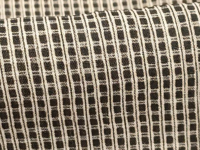 平和屋着物＊夏物　洗える最高級着物　＜英＞はなぶさ謹製　小紋　紗　格子　洗える着物　AABB8854sx