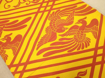 平和屋着物●両面　全通柄袋帯　有栖川文様　名物裂　正絹　逸品　AABB9106dt