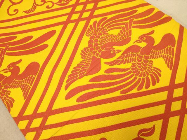 平和屋着物●両面　全通柄袋帯　有栖川文様　名物裂　正絹　逸品　AABB9106dt