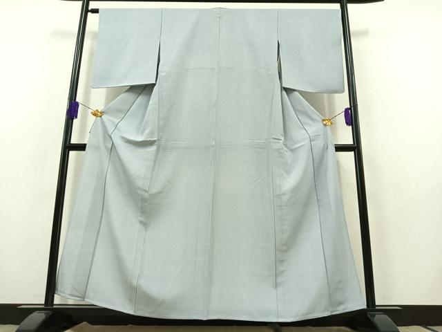 平和屋着物▽江戸小紋 単衣 形・児玉博 染・新井梅春 万筋 正絹 逸品 AABB9204jh