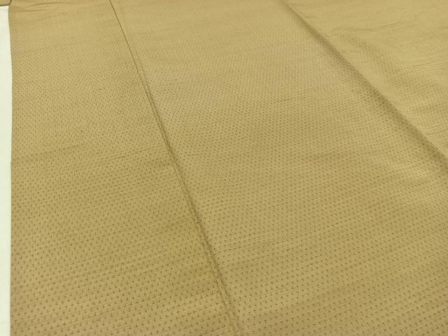 平和屋着物▽上質な紬 単衣 蚊絣 正絹 逸品 AABB9210jh