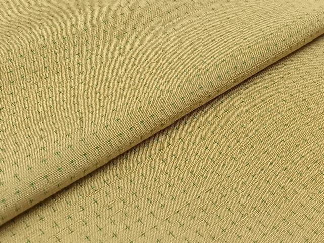 平和屋着物▽上質な紬 単衣 蚊絣 正絹 逸品 AABB9210jh