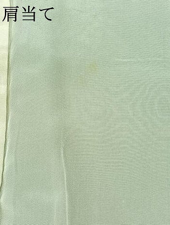 平和屋着物▽上質な小紋　単衣　霞文　鬼しぼ縮緬　正絹　逸品　AABB9212jh
