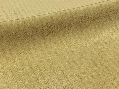 平和屋着物▽上質な小紋 単衣 縞 浅黄色 正絹 逸品 AABB9216jh