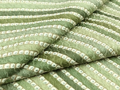 平和屋着物▽上質な小紋 単衣 変り斜縞 正絹 逸品 AABB9221jh