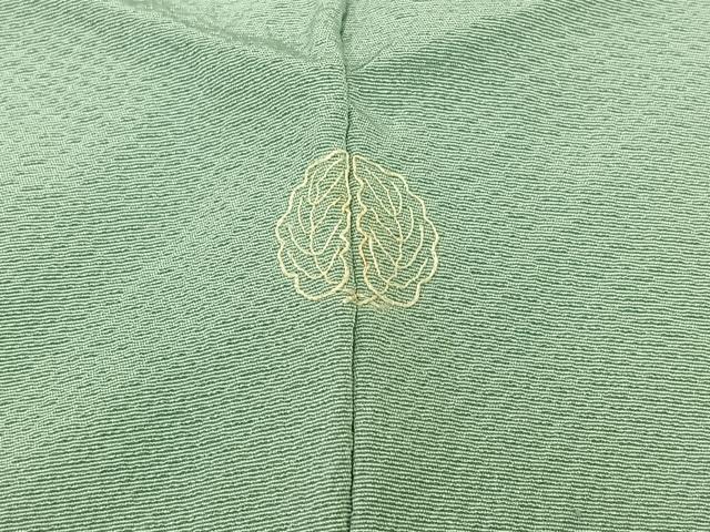 平和屋着物▽訪問着 単衣 雪輪文 暈し染め 鬼しぼ縮緬 正絹 逸品 AABB9233jh