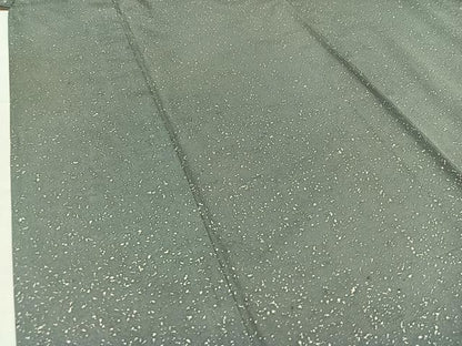 平和屋着物▽石川県指定無形文化財 牛首紬 白山工房 手織り 単衣 霞文 正絹 逸品 AABB9240jh