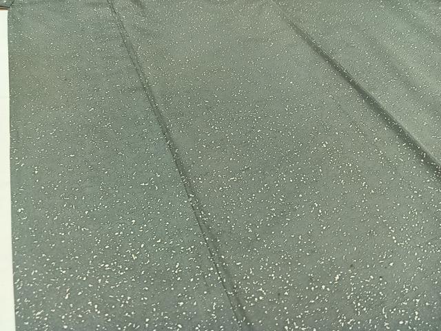 平和屋着物▽石川県指定無形文化財 牛首紬 白山工房 手織り 単衣 霞文 正絹 逸品 AABB9240jh