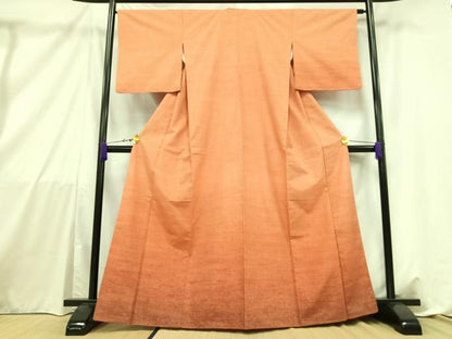 平和屋着物■上質な紬 霞文 暈し染め 正絹 逸品 AABB9427mf
