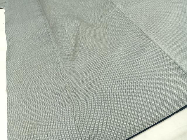 平和屋着物●男性　紬　亀甲文　正絹　逸品　AABB9499mf