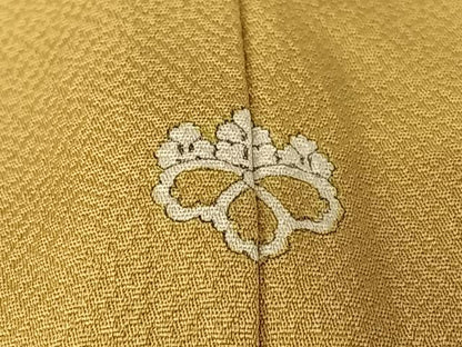 平和屋着物●訪問着 刺繍 花蝶文 正絹 逸品 AABC0005zg