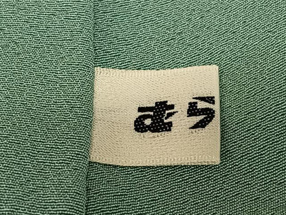 平和屋着物●塩月弥栄子 熊谷栄美子 色無地 水浅葱色 正絹 逸品 未使用 AABC0018zg