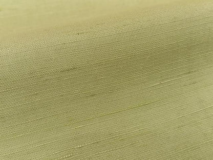 平和屋着物●上質な紬　色無地　根岸色　正絹　逸品　AABC0019zg