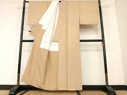 平和屋着物●伝統工芸師 服部光擴 江戸小紋 吉祥地紋 正絹 逸品 AABC0034zg