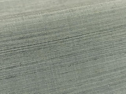 平和屋着物●上質な紬　色無地　鉄御納戸色　正絹　逸品　AABC0044zg