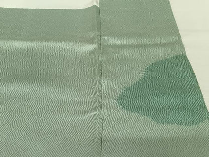 平和屋着物●訪問着 駒刺繍 絞り 梅松花文 金彩 松坂屋扱い 正絹 逸品 AABC0068zg