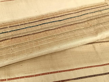 平和屋着物●京の名門　じゅらく謹製　訪問着　作家物　横段文　正絹　逸品　AABC0074zg