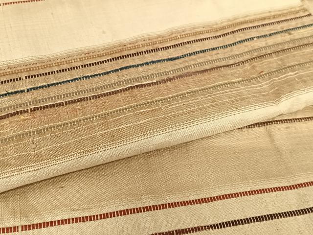 平和屋着物●京の名門　じゅらく謹製　訪問着　作家物　横段文　正絹　逸品　AABC0074zg