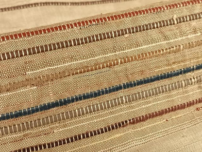平和屋着物●京の名門　じゅらく謹製　訪問着　作家物　横段文　正絹　逸品　AABC0074zg