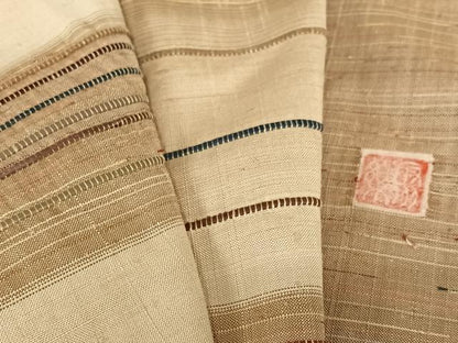 平和屋着物●京の名門　じゅらく謹製　訪問着　作家物　横段文　正絹　逸品　AABC0074zg