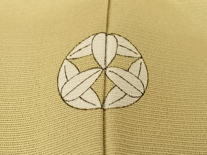 平和屋着物●豪華色留袖　作家物　刺繍　花車文　金彩　正絹　逸品　AABC0142zg