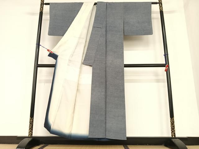 平和屋着物●古橋慶一　江戸小紋　鮫小紋柄　正絹　逸品　AABC0190zg