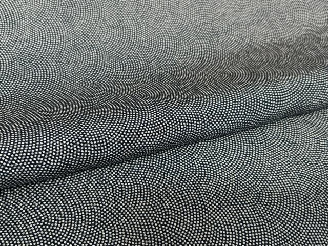 平和屋着物●古橋慶一　江戸小紋　鮫小紋柄　正絹　逸品　AABC0190zg