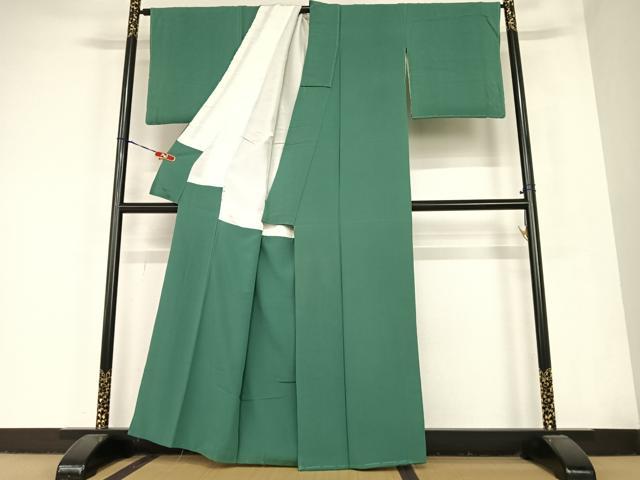 平和屋着物●上質な色無地　作家物　天鵞絨色　正絹　逸品　AABC0202zg