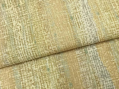平和屋着物▽上質な小紋 単衣 縞 正絹 逸品 AABC0255fy