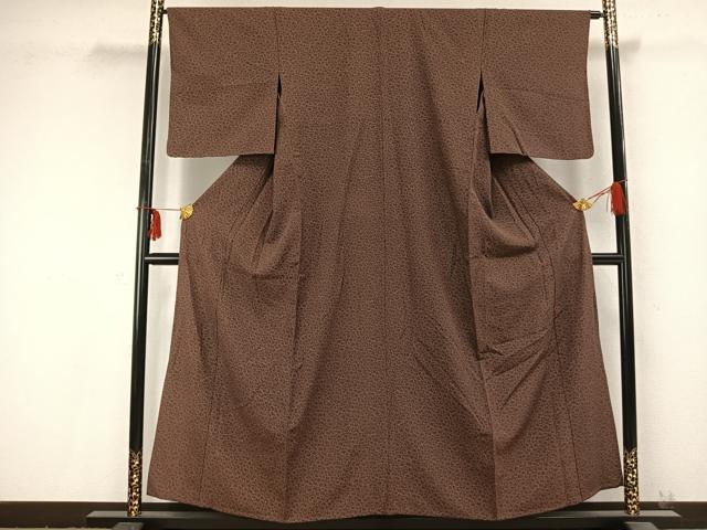 平和屋着物▽江戸小紋 単衣 桃太郎 正絹 逸品 AABC0262fy