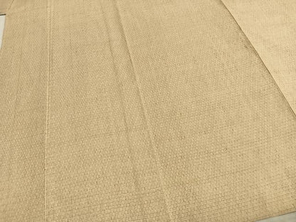 平和屋着物▽上質な紬 単衣 60亀甲 総詰め 正絹 逸品 AABC0264fy